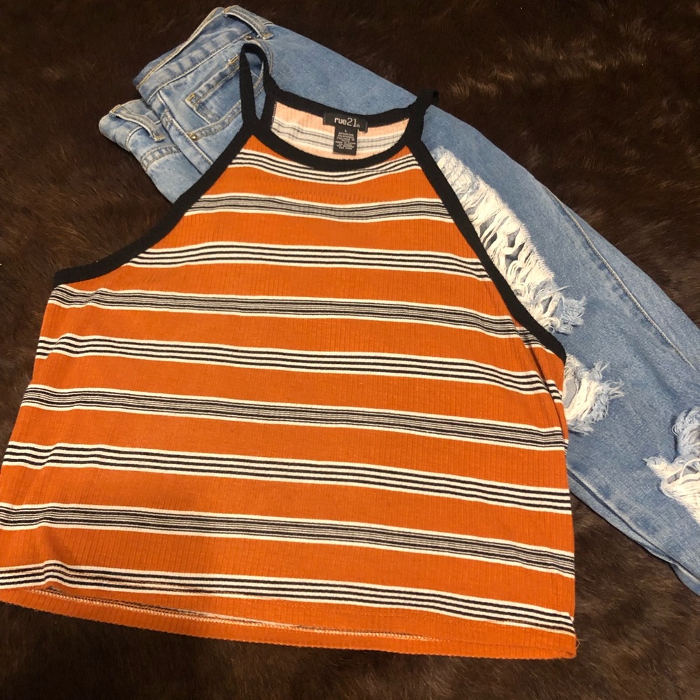 Orange yellow shirt 👚